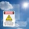 Signmission Electric Meter Room Danger Sign, Plastic, 7in W x 10in L, 2PK OS-2PACK-DS-P-710-V-1192 - alternate 3